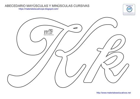 The Best 15 Moldes De Letras Cursivas Individuales Para Imprimir Letra