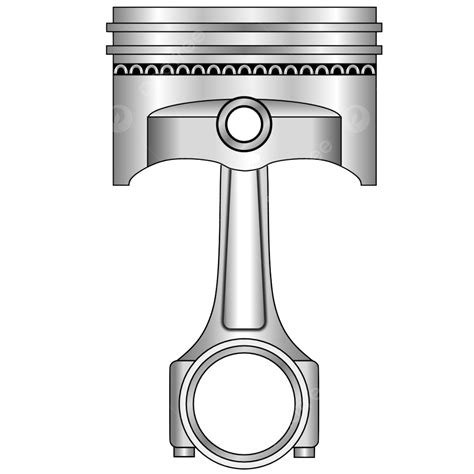 Car Engine Piston Vector Png Images Engine Piston And Rod Assembly