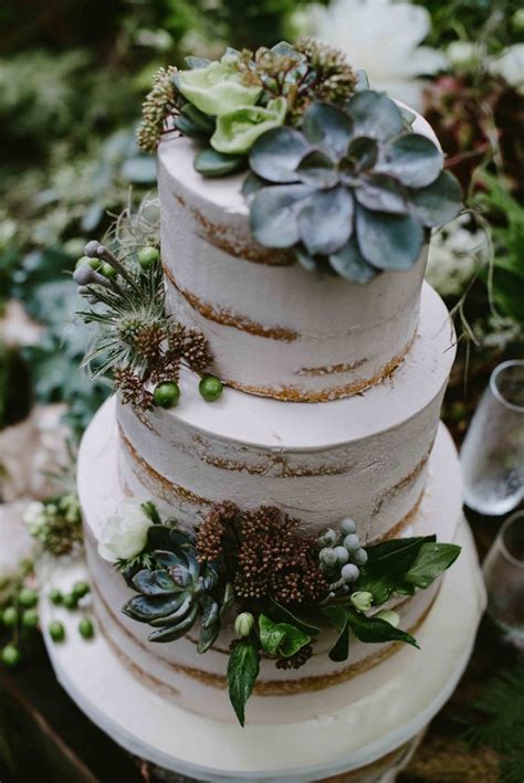 Stunning Succulent Wedding Cakes Inspired By Nature Page 2 Of 3