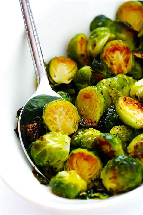 Season with salt and pepper, to taste, and toss bacon back into pan. The BEST Roasted Brussels Sprouts | Gimme Some Oven