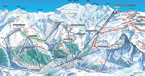 Zermatt Ski Resort Zermatt Switzerland Matterhorn Glacier Paradise