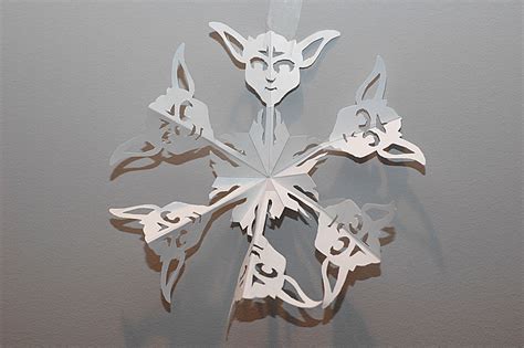 A Busy Lizzie Life Star Wars Paper Snowflakes