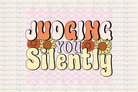 Retro Judging You Silently Png Graphic By Designhome · Creative Fabrica