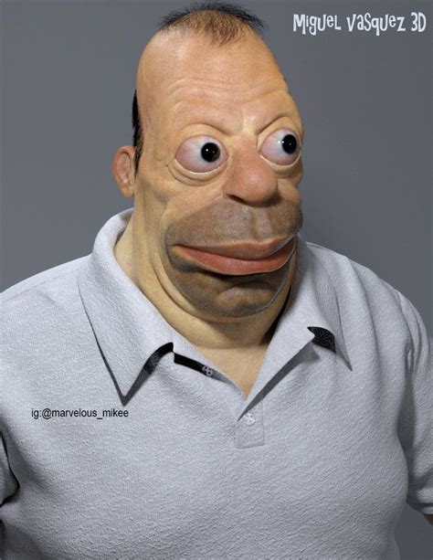 What Homer Simpson Would Look Like In Real Life Homer Simpson The