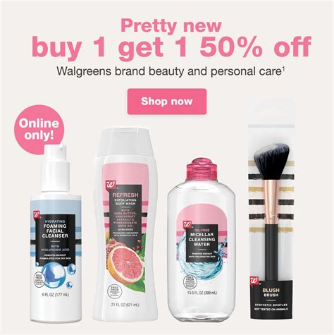 Pretty New Buy 1 Get 1 50 Off Walgreens Brand Beauty And Personal