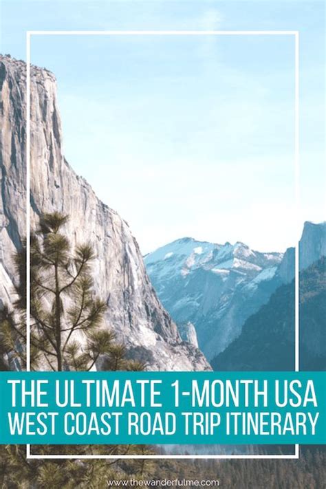 The Ultimate 1 Month Usa West Coast Road Trip Itinerary Thatll Blow