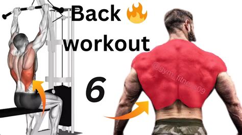6 Effective Bigger Back Workout At Gym Back Workout Gymfitness09