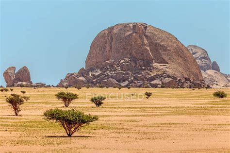 Rock Formation In The Desert Saudi Arabia — Landscape Day Stock