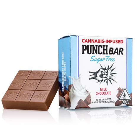 PunchBar Sugar Free Milk Chocolate 90 Mg Leafly