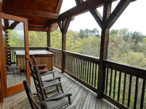 Ahh This Is The Life Rocking Chairs Hot Tub And The Smoky Mountains