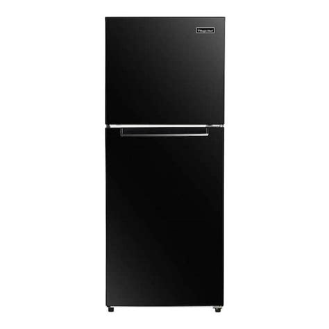 Magic Chef 101 Cu Ft Top Freezer Refrigerator In Black Hmdr1000be