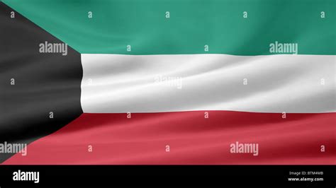 High Resolution Flag Of Kuwait Stock Photo Alamy