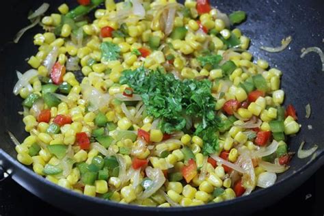 Corn Fried Rice Recipe By Swasthis Recipes