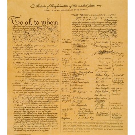 Constitution Of The United States 1787 Big 23 X 29 Parchment Poste