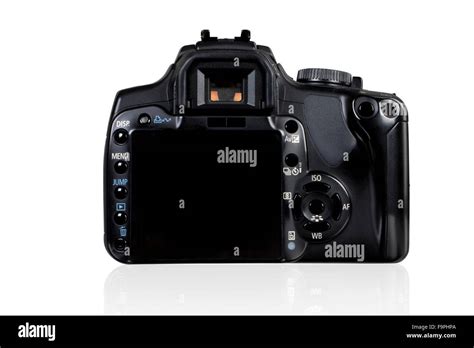 Dslr Camera Back View Stock Photo Alamy