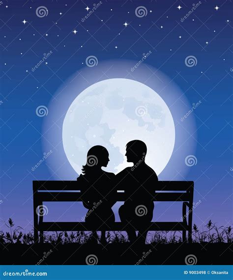 Couple On A Bench Royalty Free Stock Photos Image 9003498