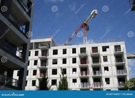 Built And Under Construction Multi Storey Buildings Stock Image Image