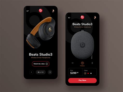 Beats App Design Ecommerce By Angel Villanueva For Orizon Uiux
