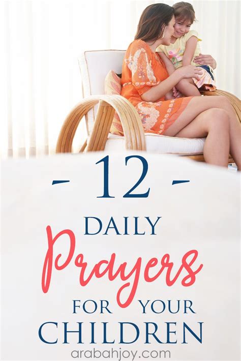 12 Daily Prayers For Your Children Arabah