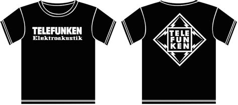 Telefunken Elektroakustik Classic T Shirt Black Small Amazonca