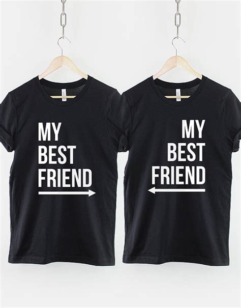 Best Friend Black T Shirts Set Of 2 Yo Surprise