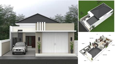 Kumpulan gambar desain rumah terbaru. Desain dan Denah Rumah + Toko Walaupun Kecil tapi Tampil ...