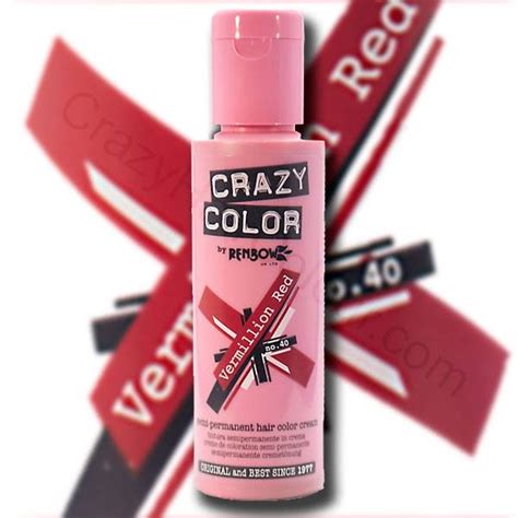 Crazy Color Vermillion Red 100ml Hair And Beauty Online