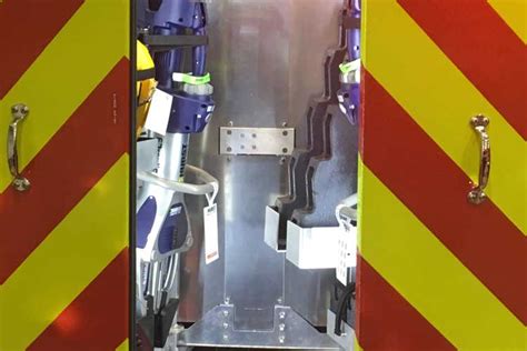 Rosenbauer Rdt Auto Deploys Rescue Equipment Tray With The Push Of A