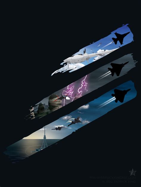 New Art Ace Combat 7 Three Strikes Patrick King Art