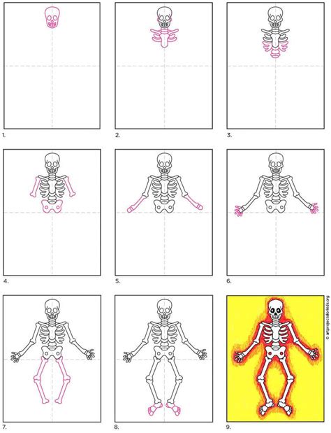 Straightforward Find Out How To Draw A Skeleton Tutorial And Skeleton