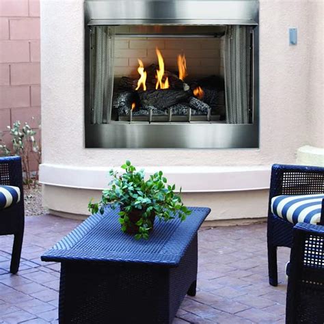 36 Outdoor Gas Fireplace Electronic Ignition Fines Gas