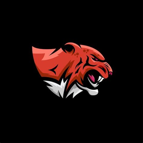 Premium Vector Tiger Head Esports Logo
