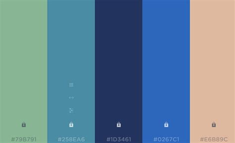 Muted Blues And Green Bar Chart Blues Chart