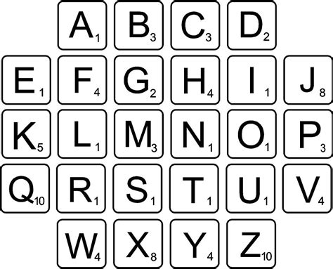 23 Alphabet Scrabble Letters Png Png Funny