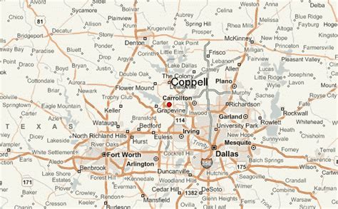 Mapa De Dallas Texas Con Nombres