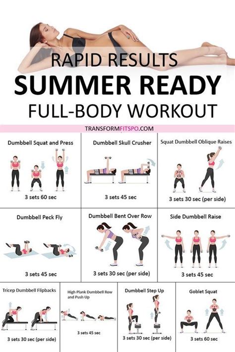 Get Your Best Beach Body In 1 Month Body Workouts Full Body Workout