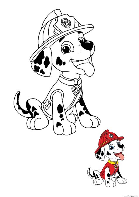 marshall  coloring pages printable