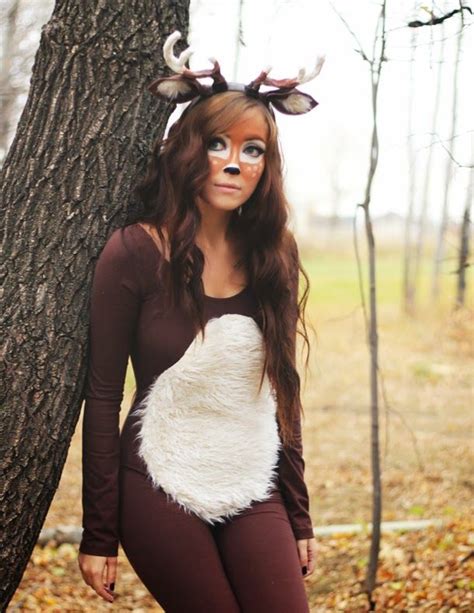 Flattery Deer Halloween Costume Tutorial Deer Halloween Costumes