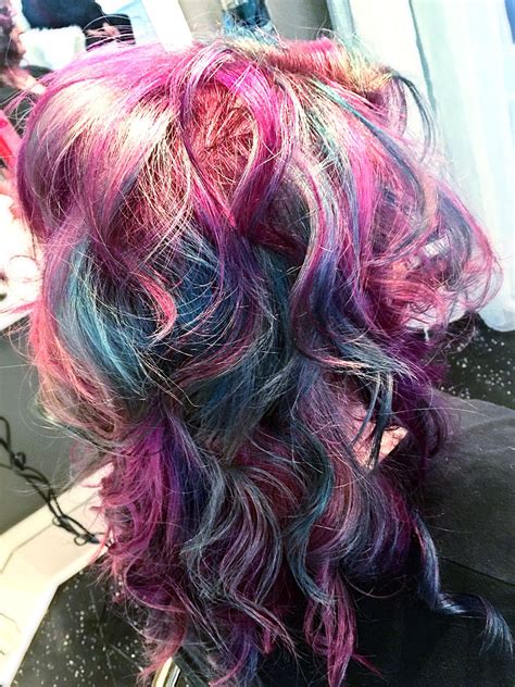 Layered Rainbow Hair Hairstyle Gallery Rainbow Hair Hair Wrap Hair