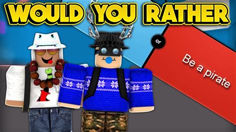 Roblox Would You Rather Youtube