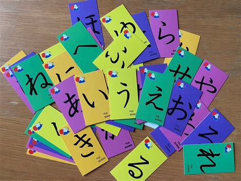 Hiragana Flash Cards With Pictures Lorriane Counts