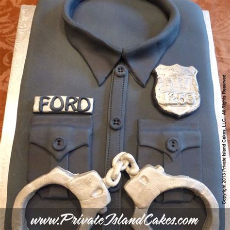Police Officer Retirement Cake