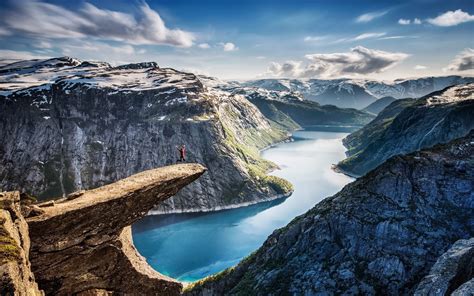 Картинки норвегия горы фьорд красиво экстрим отдых обои