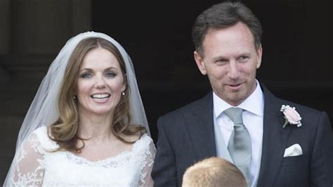 See Geri Halliwells Stunning Throwback Wedding Photo With Husband Christian Horner Hello