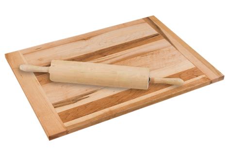 Labell Canadian Maple Wood Cutting Board Bakers Pastry Board