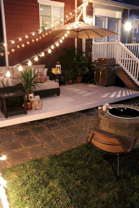 58 Simple Patio Decor Ideas On A Budget ROUNDECOR Backyard Decor