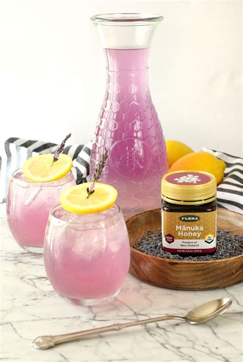 Superfood Recipe MĀnuka Honey Lavender Lemonade Recipe Lavender