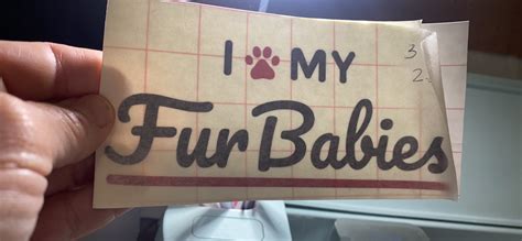 I Love My Fur Babies Sticker Etsy