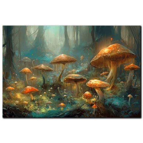 Painting Enchanted Forest By Emilia De La Fuente Artabsurd