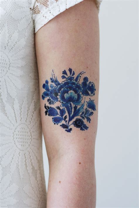Https://techalive.net/tattoo/delft Blue Tattoo Designs